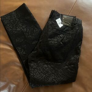 Black Patterned women’s Pants
